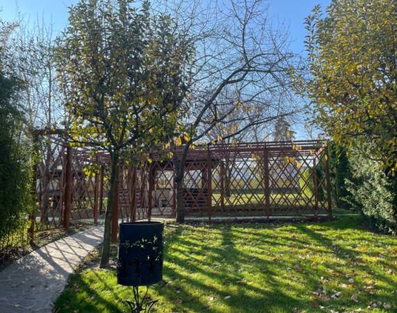 дървена пергола вила марциана